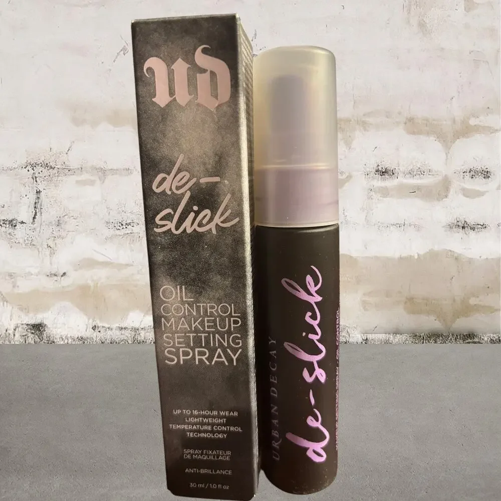 Urban Decay De-Slick Oil Control Makeup Setting Spray NIB